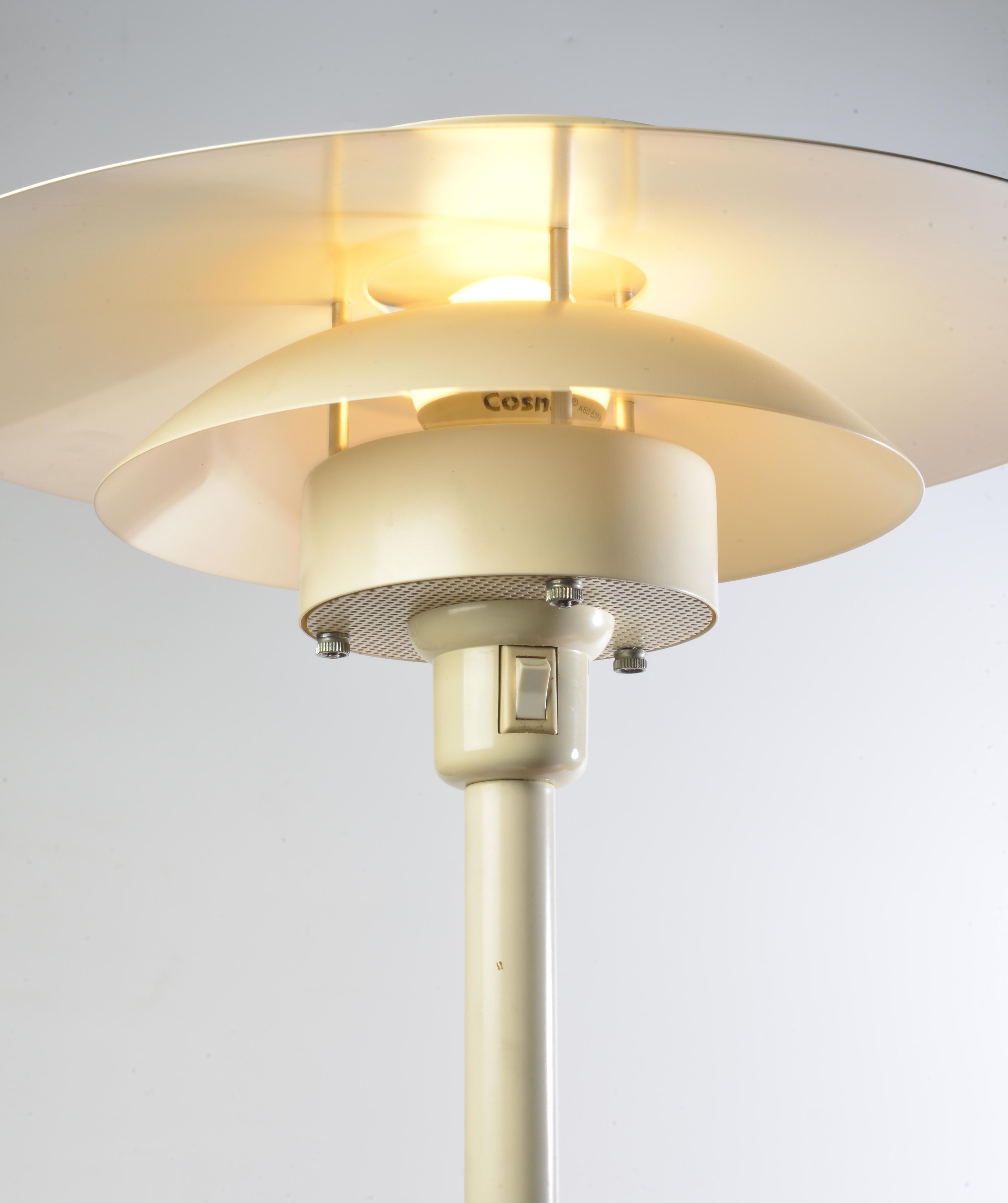 Metal Dansih Table Lamp by Simon Henningsen