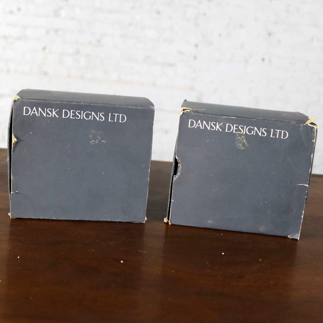 Dansk Black Iron Design with Light Series Candleholders, Borje Rajalin Two Pair 5