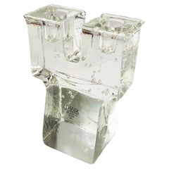 Portavelas de cristal Dansk Blocky