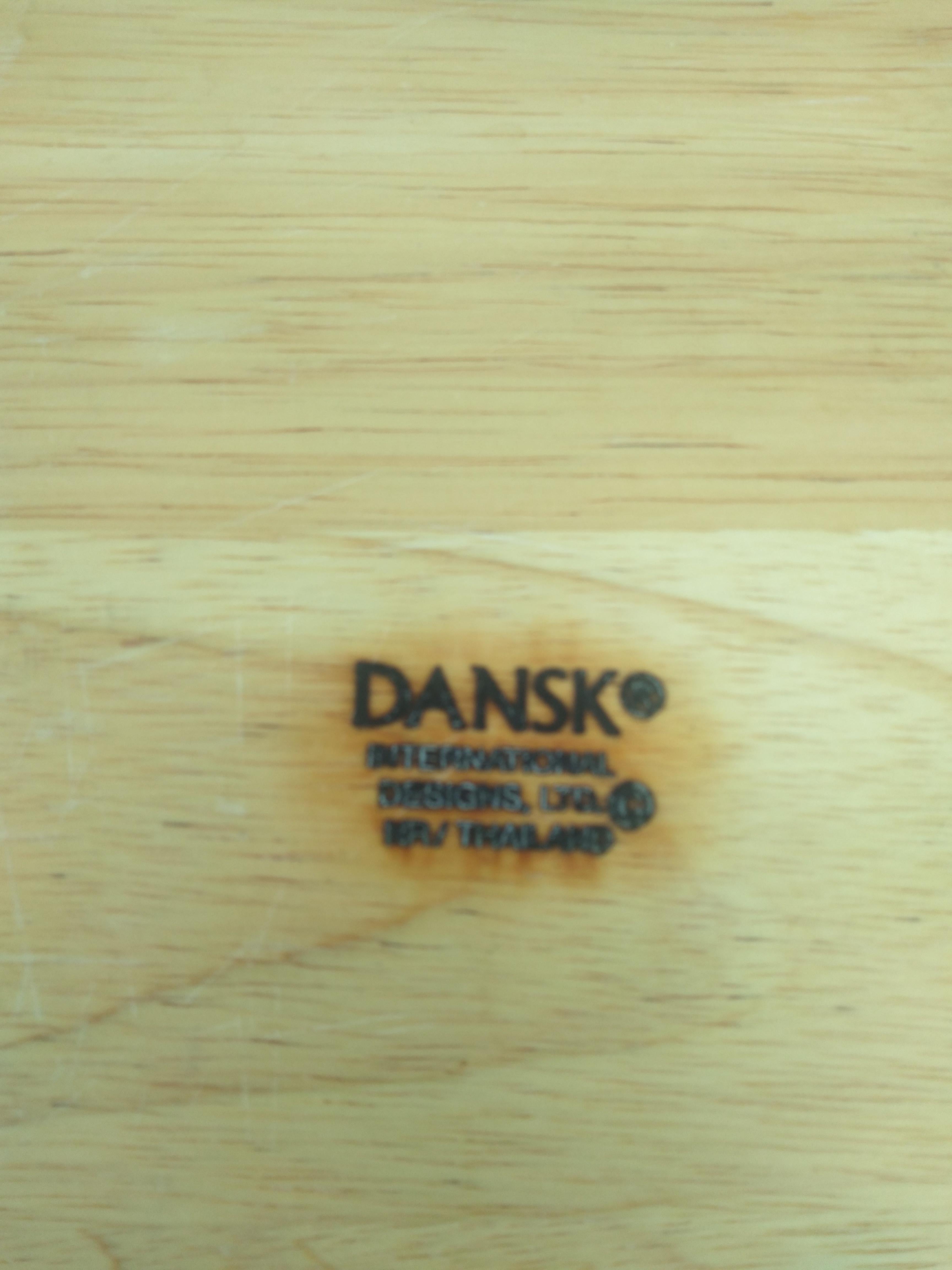 Bloque de carnicero Dansk con inserción de azulejos Europeo en venta