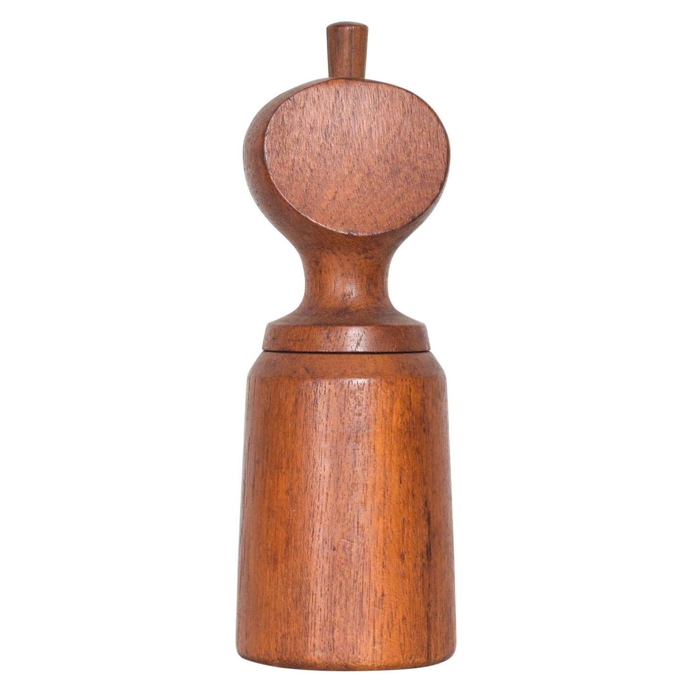Dansk Danish Modern Sculpted Teak Pepper Shaker Mill #3