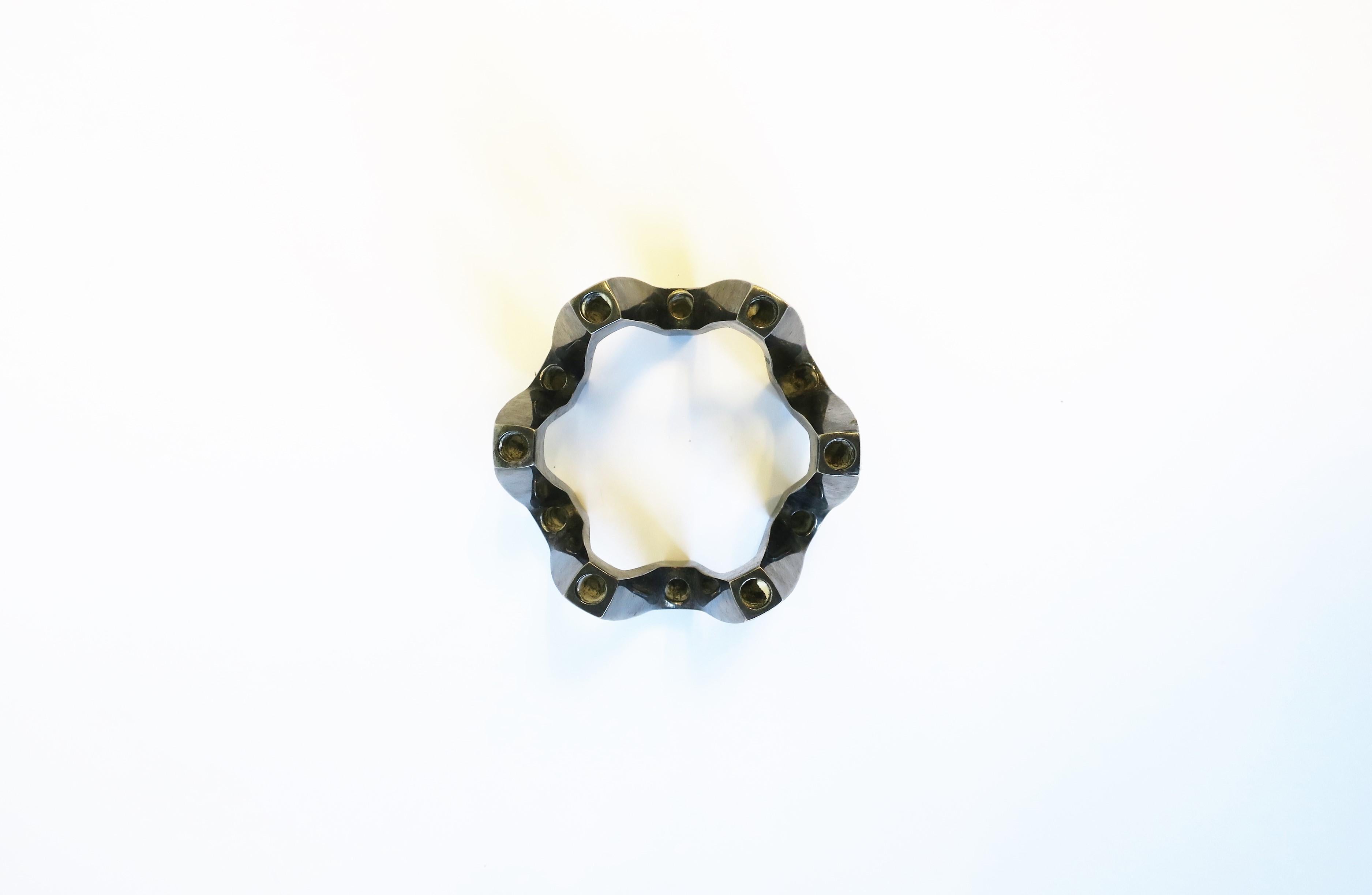 Candélabre danois moderne en argent sterling fabriqué en France en vente 2