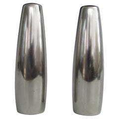 Dansk Denmark Quistgaard Design Stainless Steel Salt Pepper Shakers