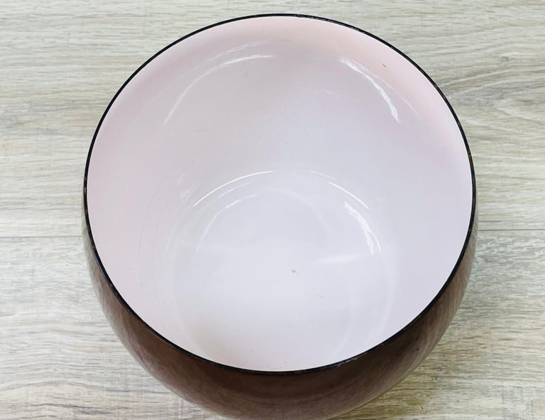 Dansk Denmark Round Enamel Bowl For Sale at 1stDibs