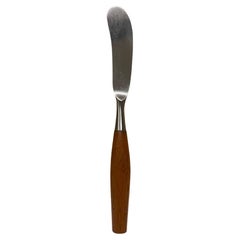 Dansk Designs Germany 1954 IHQ Fjord Butter Knife Teak & Stainless by Quistgaard