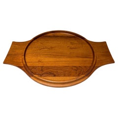 Dansk Designs Serving Tray by Jens Quistgaard Viking Handles Mid Century Modern