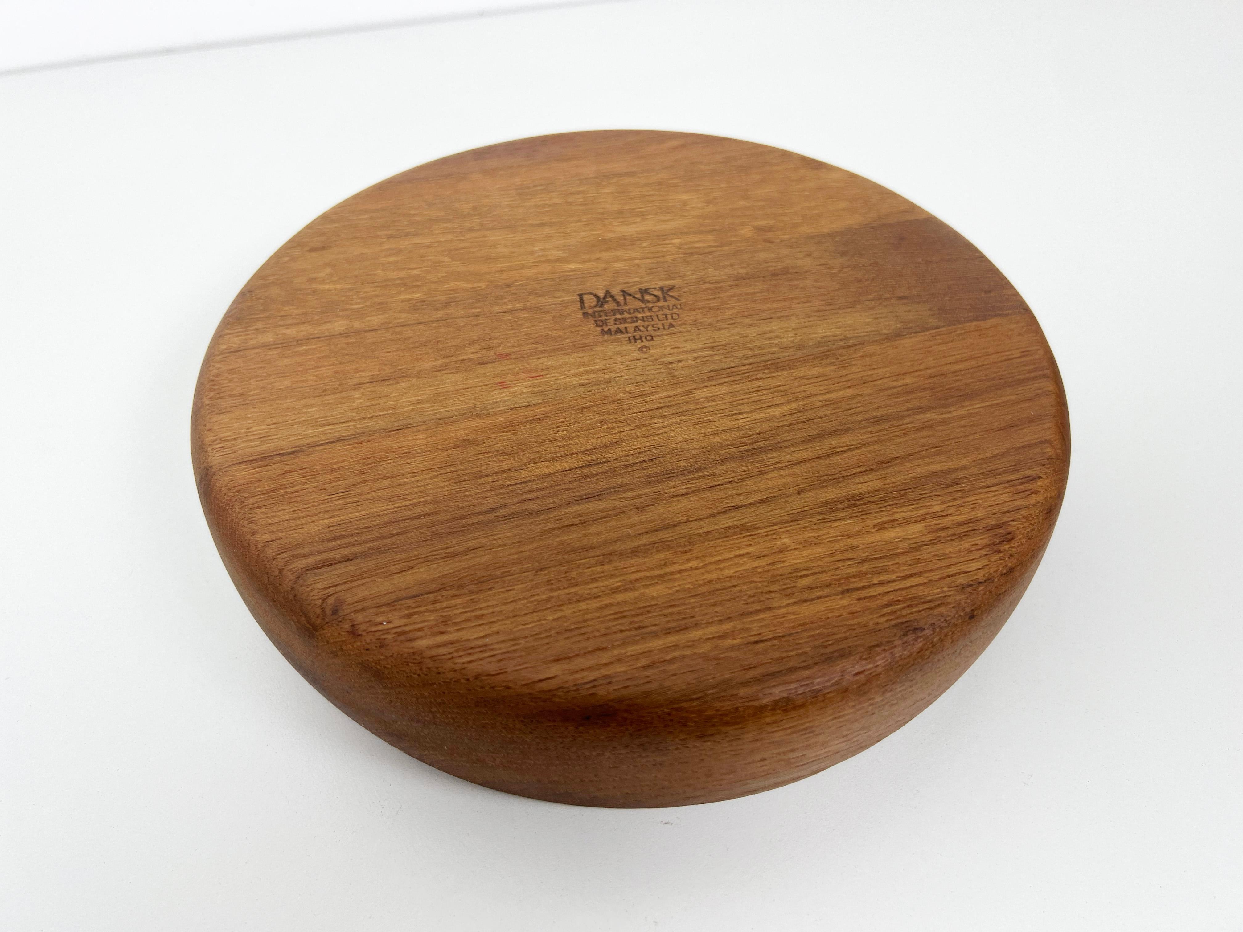 20th Century Dansk Divided Teak Bowl For Sale