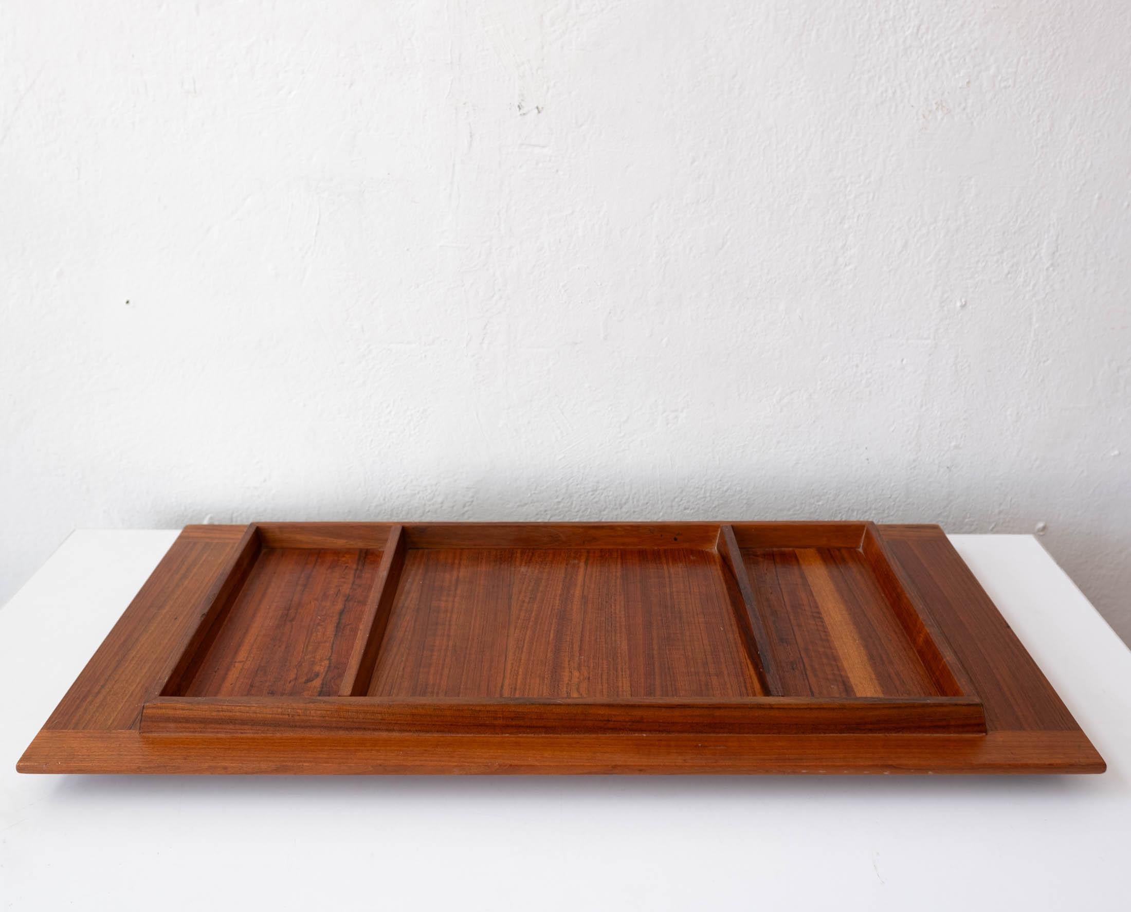 Dansk Dual Side Divided Tray by Jens Quistgaard In Good Condition For Sale In San Diego, CA