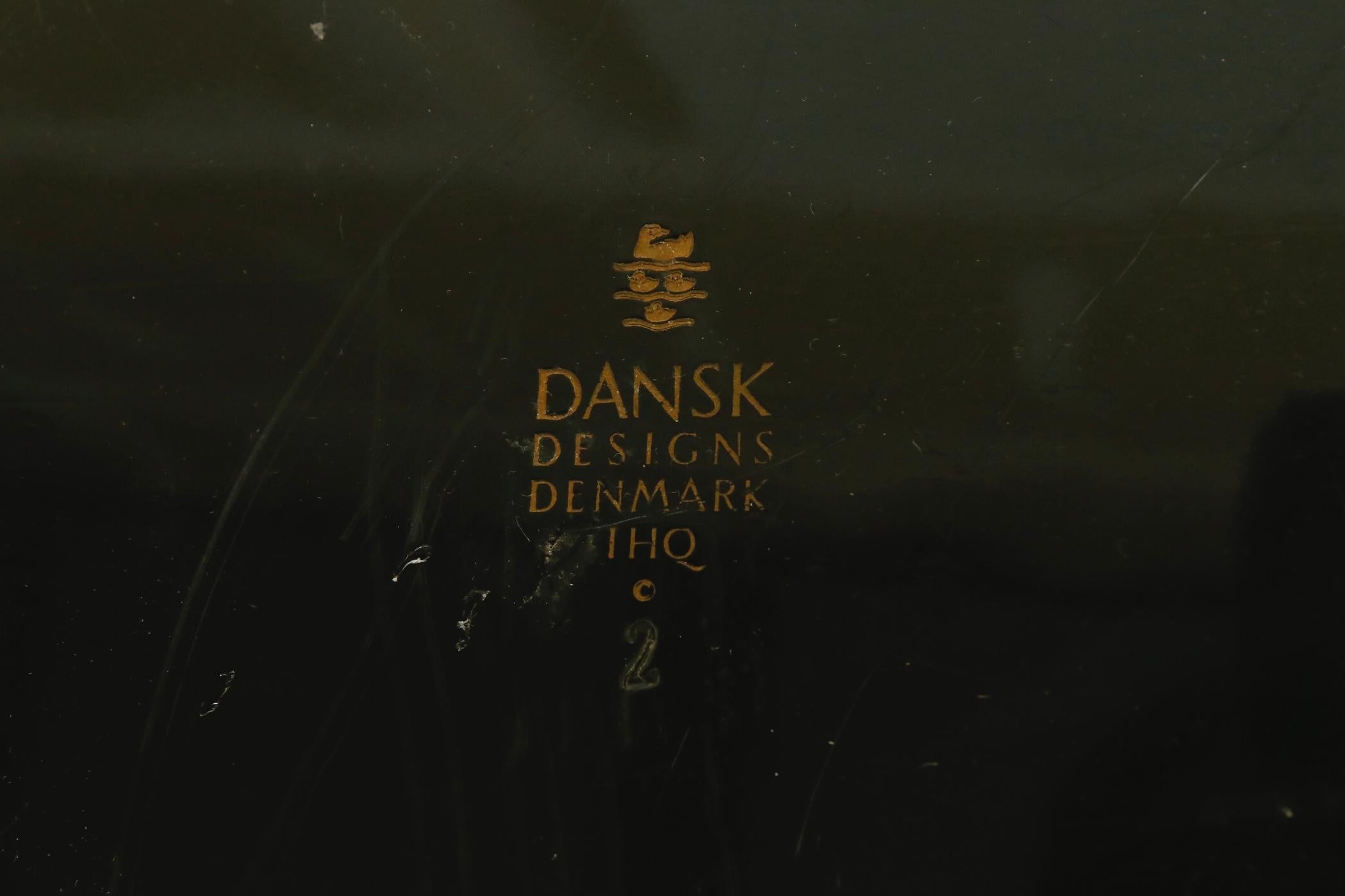 Vassoio Dansk Festivaal in lacca nera In condizioni buone in vendita a New York, NY