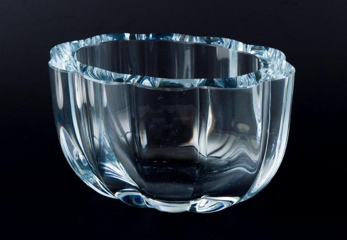 Danish Dansk Guldsmede-Håndværk. Art glass jar with a lid in sterling silver. For Sale