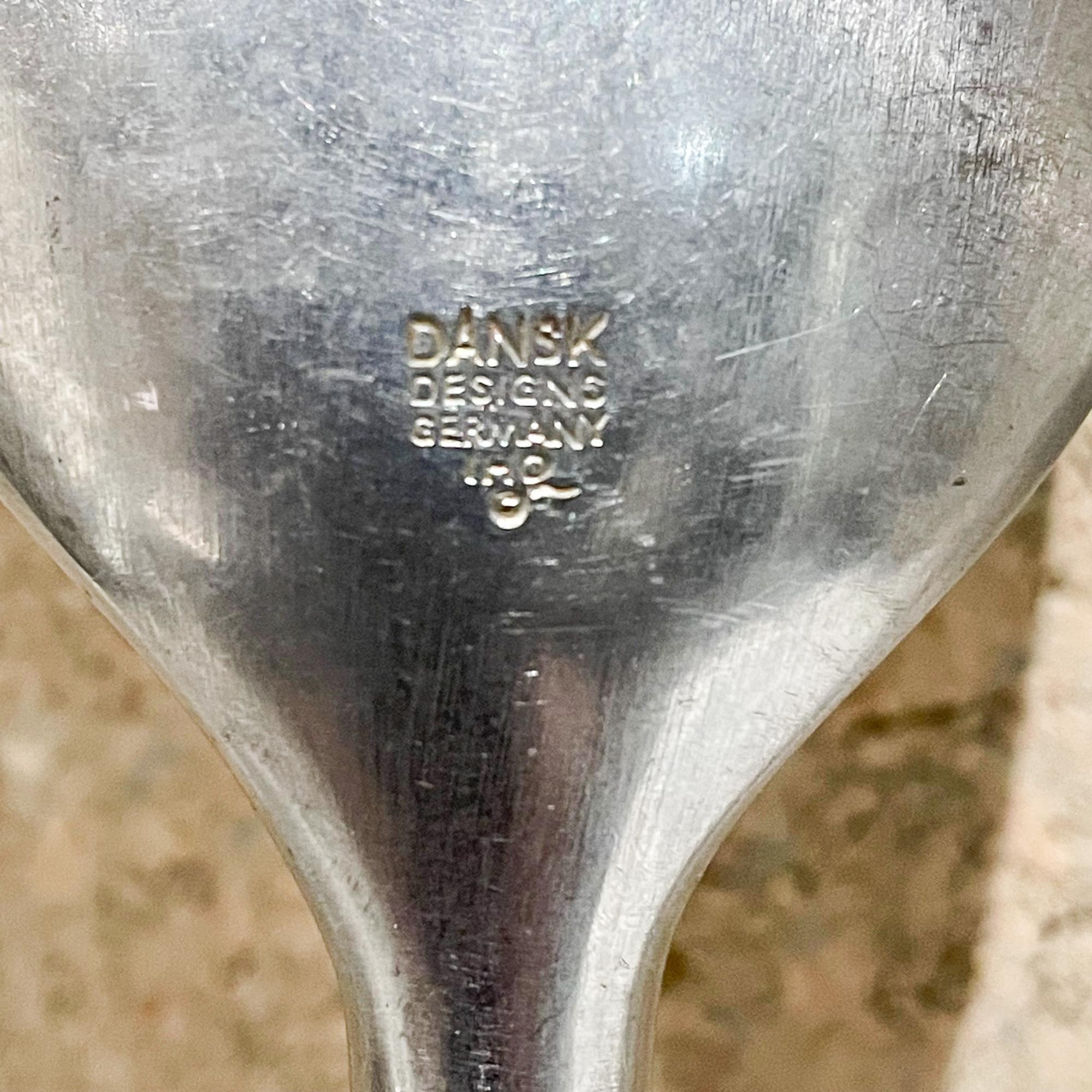  1954 Dansk IHQ Fjord 2 Large Spoons Teak & Stainless Jens Quistgaard Germany 3