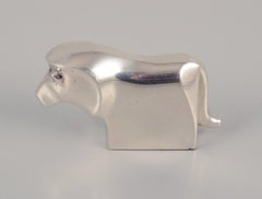 Dansk International Designs Ltd. Small sculpture in plated silver.