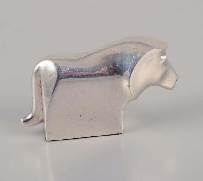 Danish Dansk International Designs Ltd. Small sculpture in plated silver. For Sale