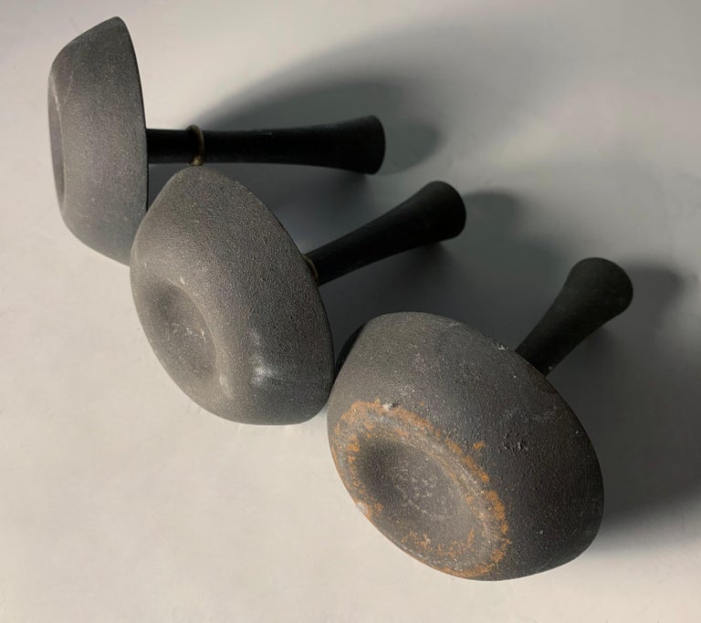 Dansk Iron and Brass Candle Holders by Jens Quistgaard at 1stDibs