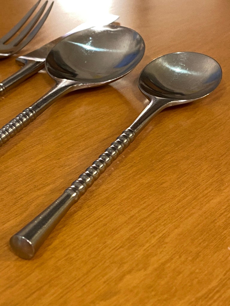 Dansk Jette Flatware Set Service for 8 by Jens Quistgaard at 1stDibs