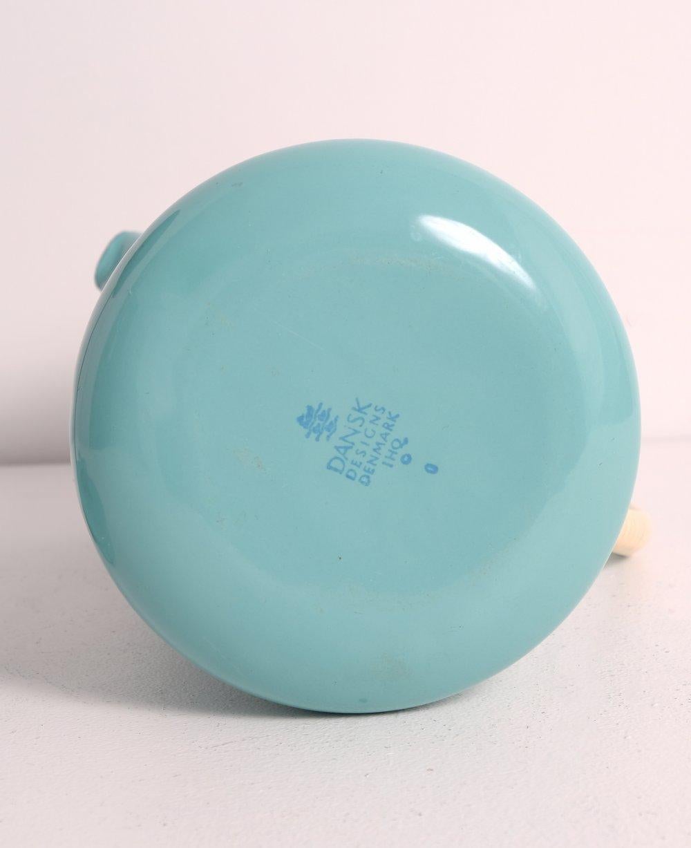 Dansk Kobenstyle Ihq Turquoise/Teal Percolator by Jens Quistgaard In Good Condition In Montréal, QC
