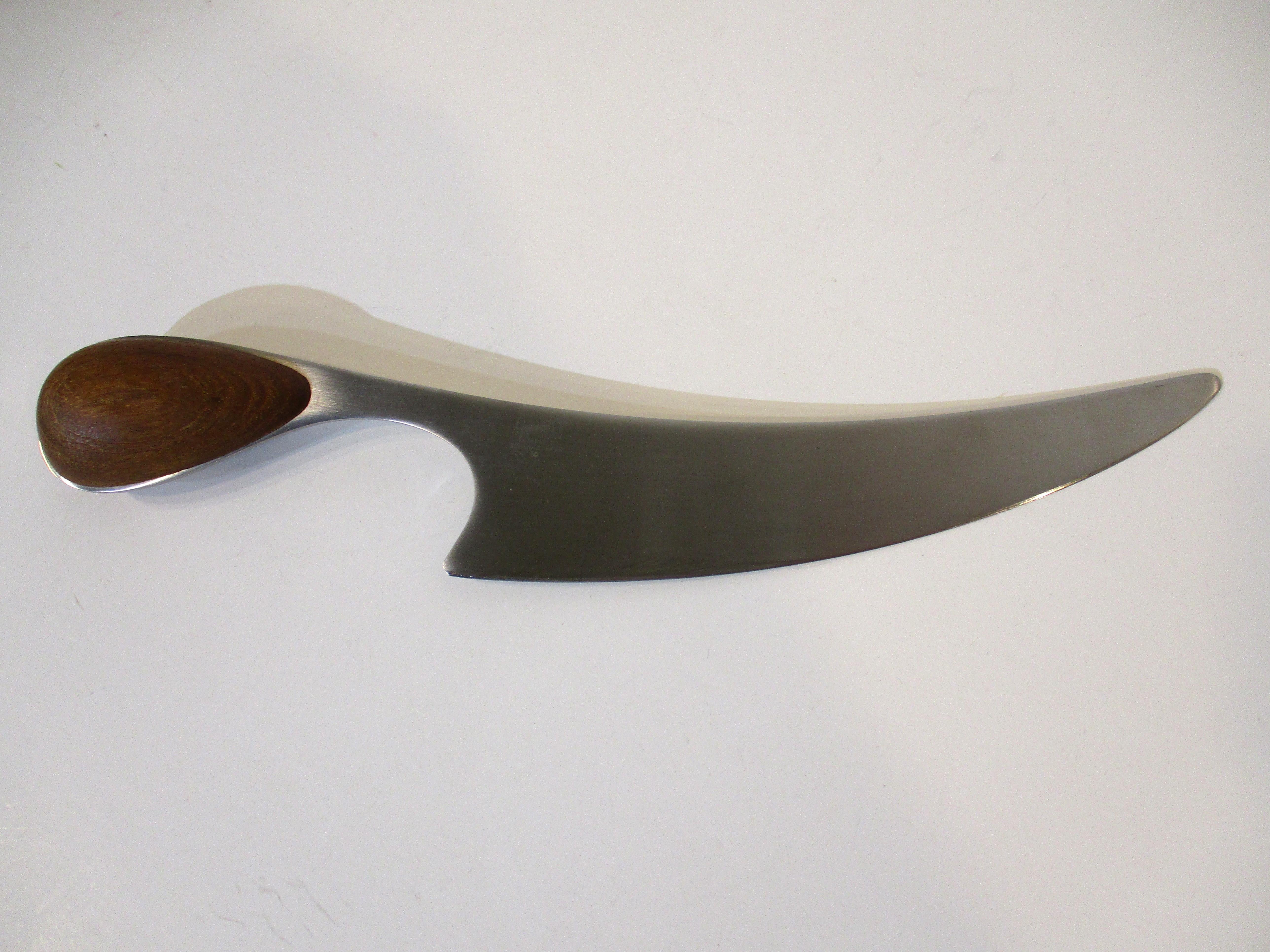 dansk cheese board with knife