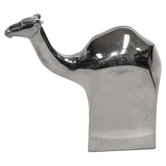 Antique Decorative Brass Camel Inkwell 1920 at 1stDibs