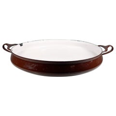 Dansk Paella Pan Enamelware Kobenstyle Jens Quistgaard 1956 France