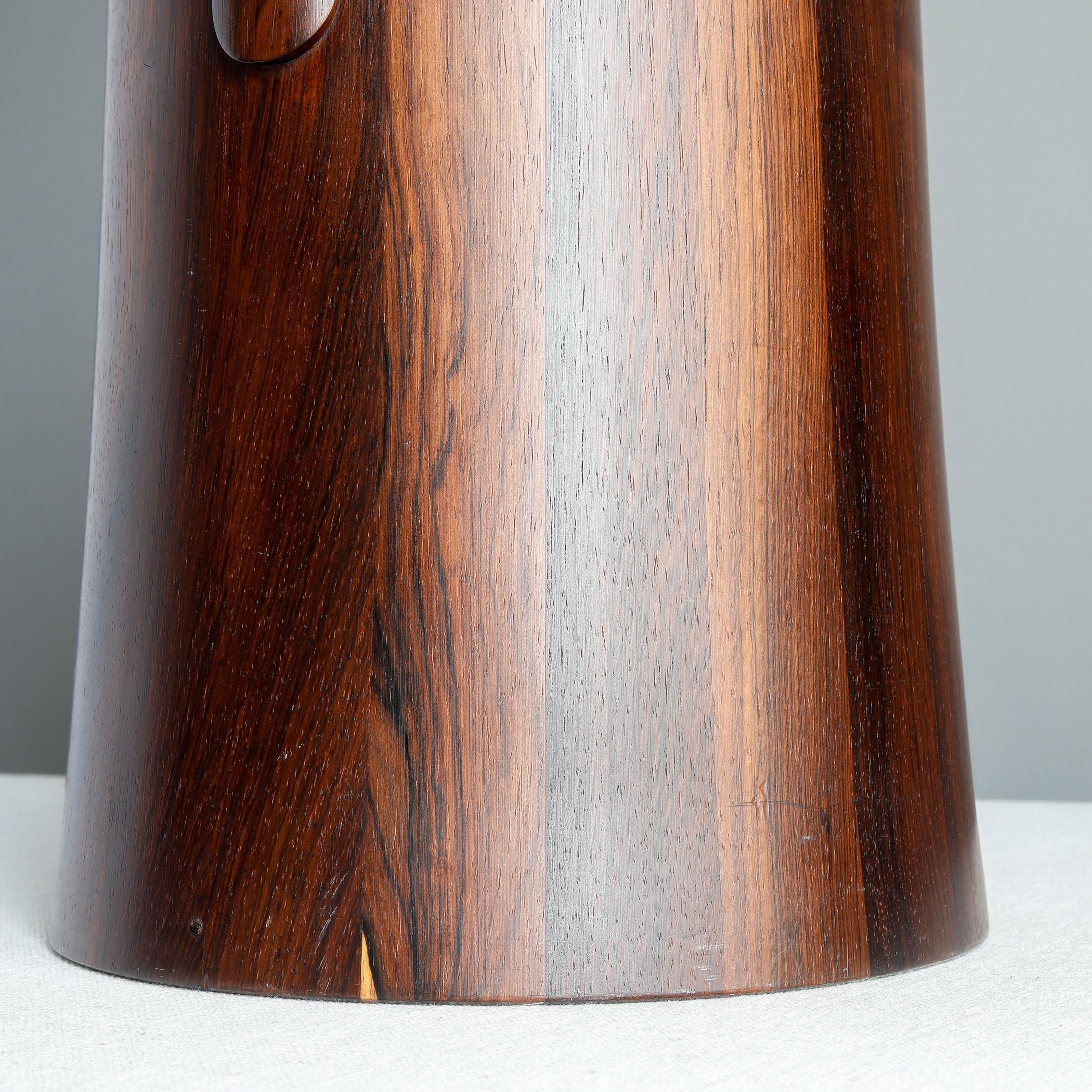 Mid-20th Century Dansk Palisander Ice Bucket by Jens Quistgaard, Rare Woods Line, 1960s For Sale