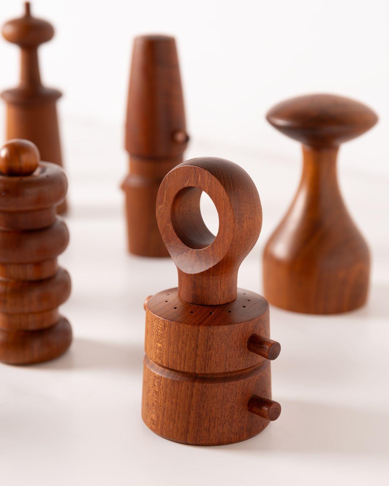 Dansk Pepper Mills by Jens Quistgaard - A Curated Collection of 17 For Sale 2