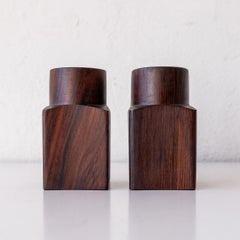 Dansk Rare Woods Palisander Salt and Pepper Shakers by Jens Quistgaard