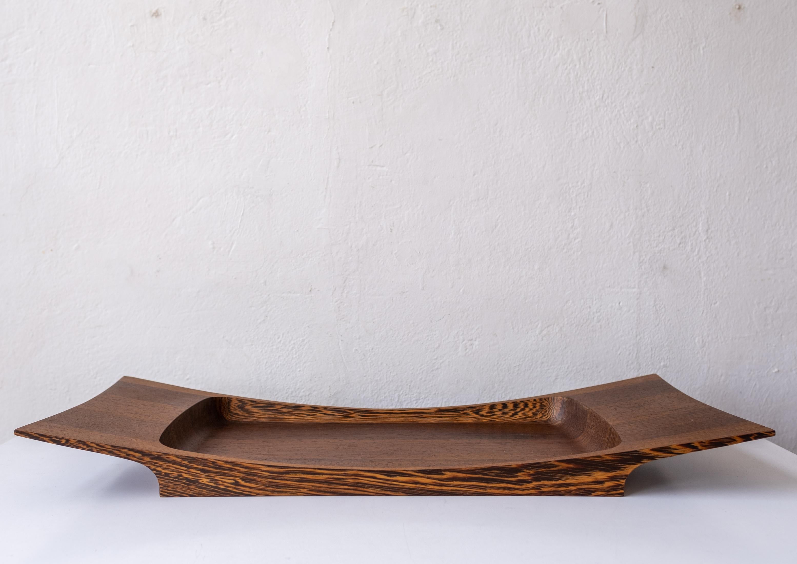 Mid-Century Modern Dansk Rare Woods Wenge Tray by Jens Quistgaard For Sale