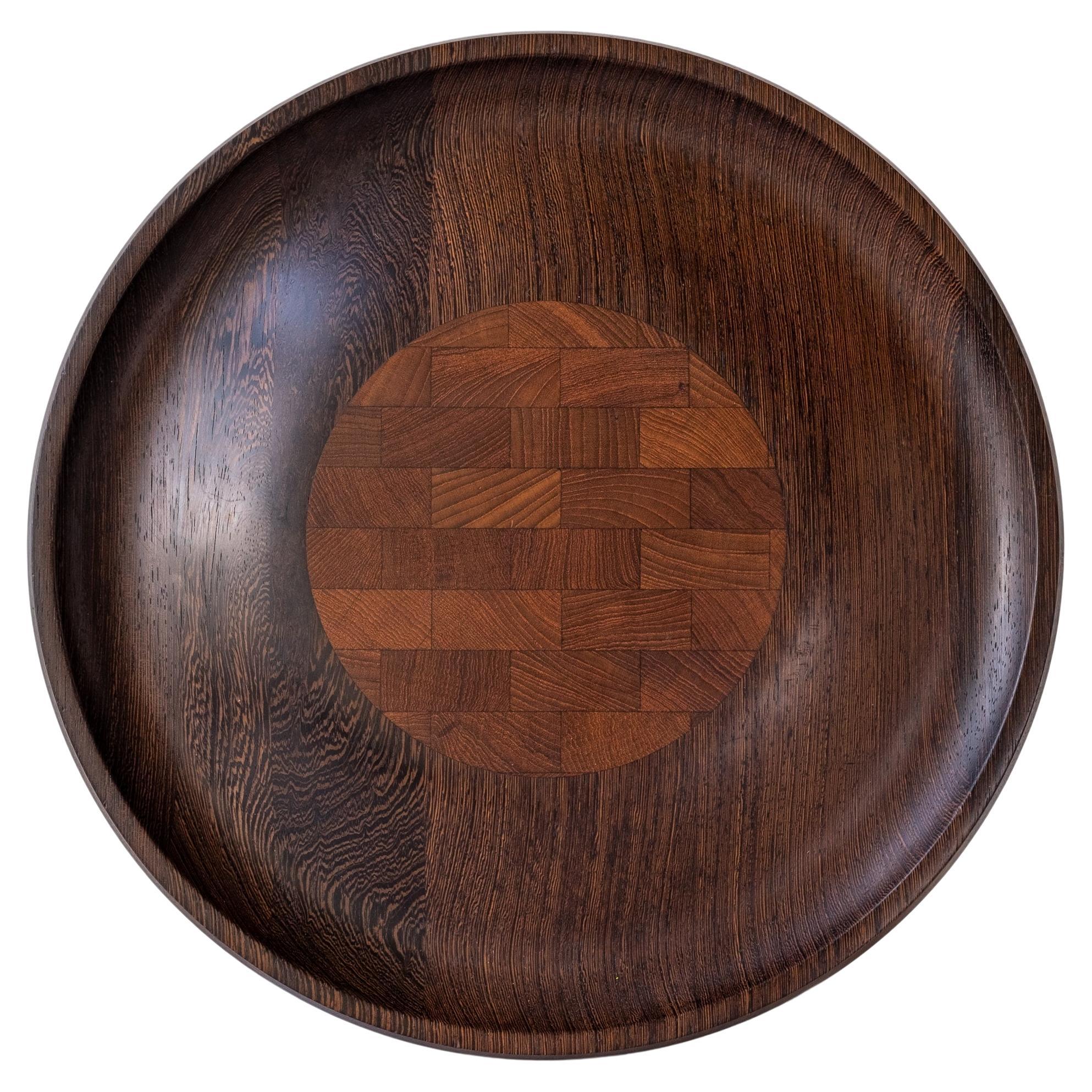 Bandeja wengué Dansk Rare Woods de Jens Quistgaard