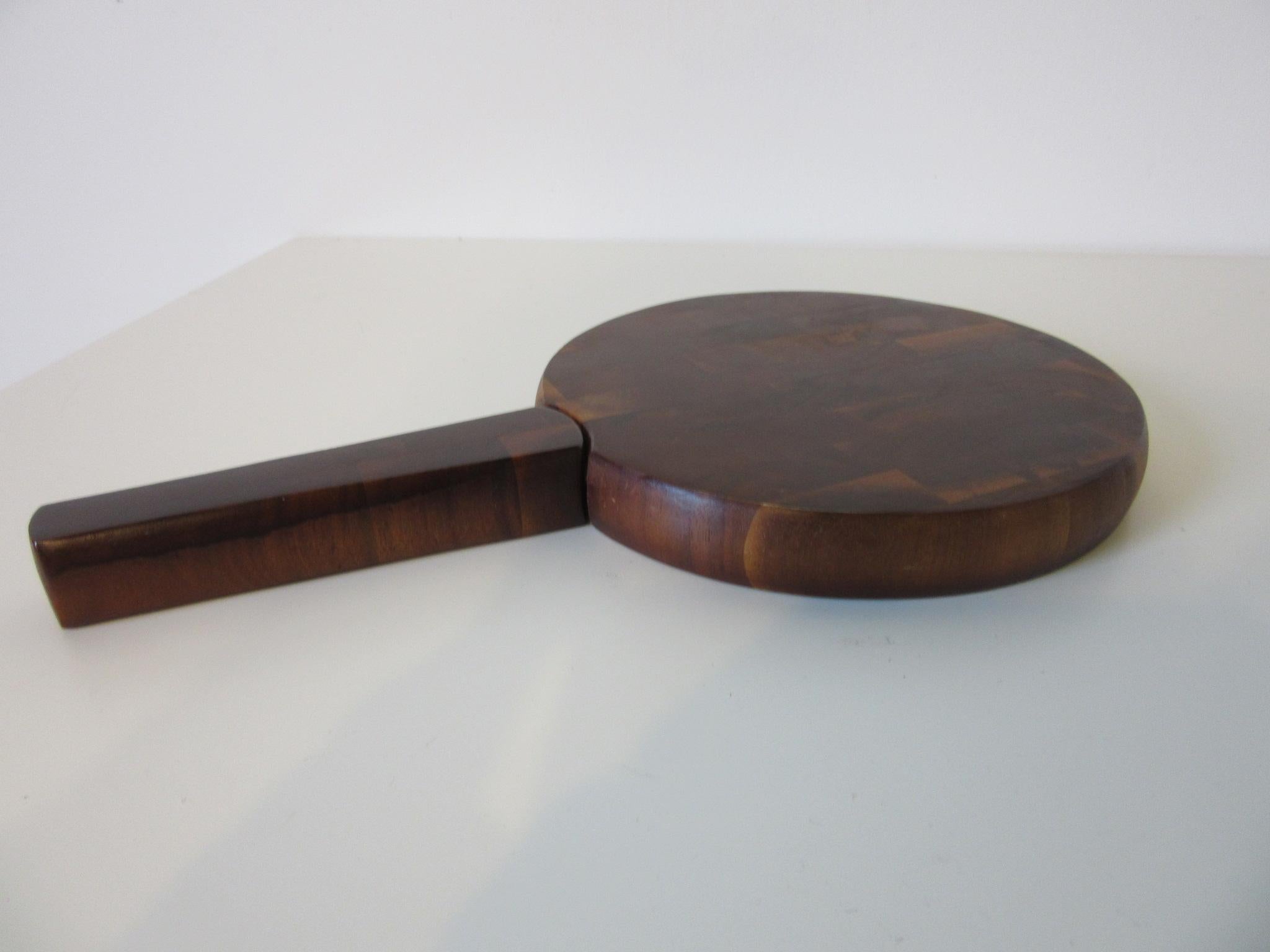 20th Century Dansk Rosewood Cheese Board with Knife by Jen Quistgaard Denmark