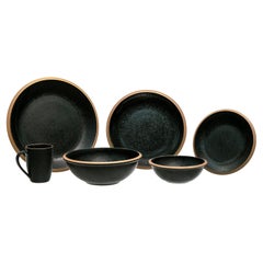 Dansk Santiago Black One-of-a-kind Set of Dinnerware