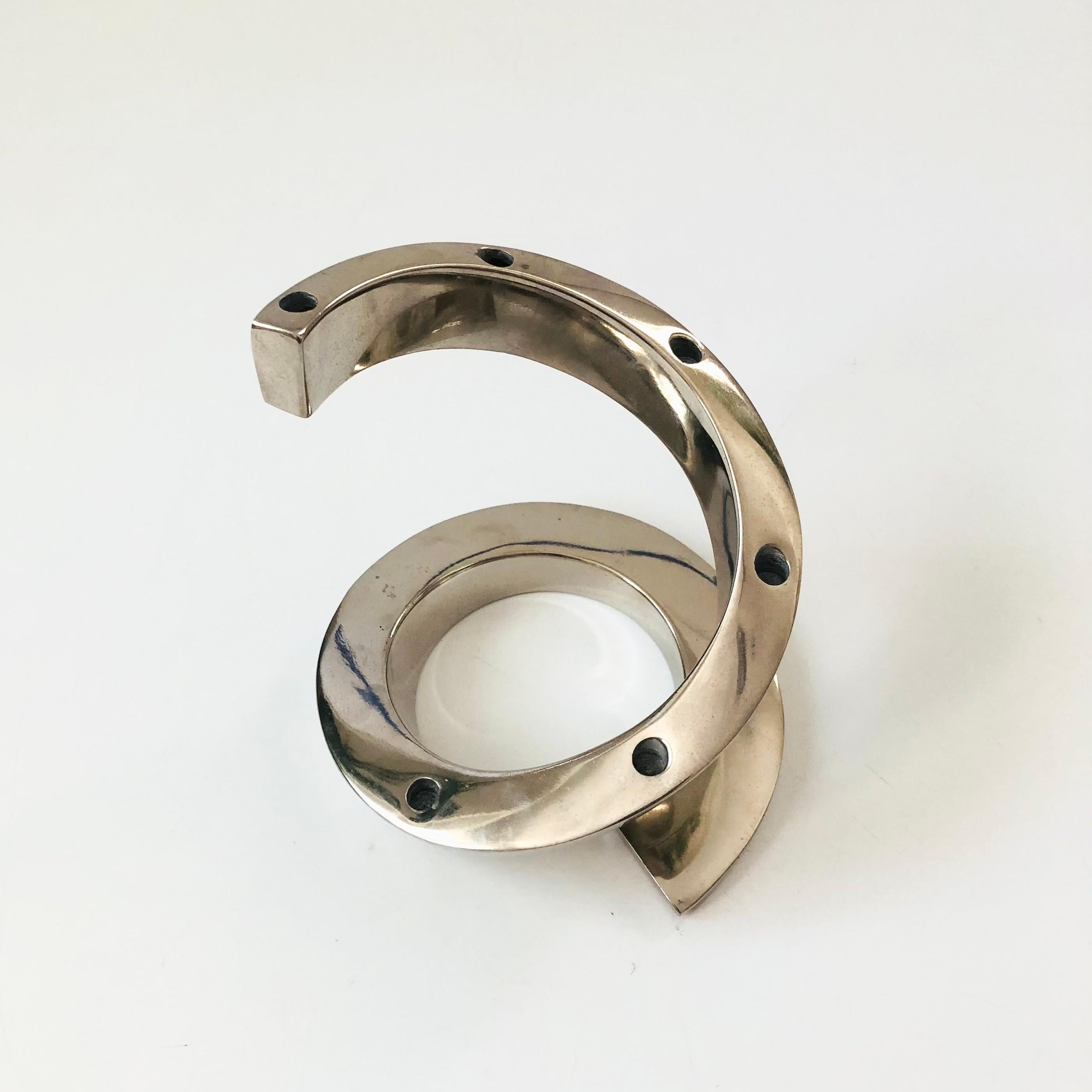 dansk spiral candle holder