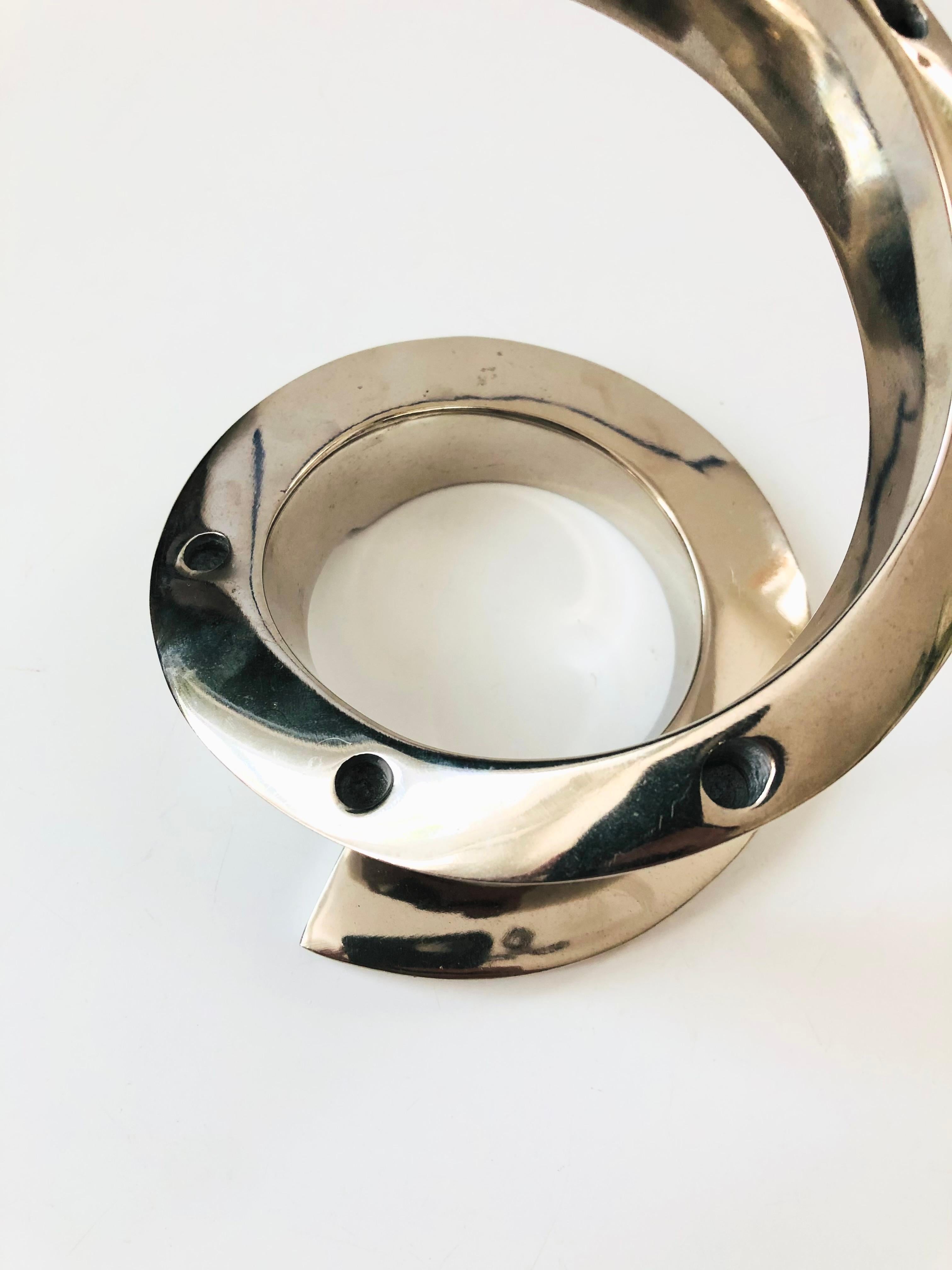 dansk silver candle holder