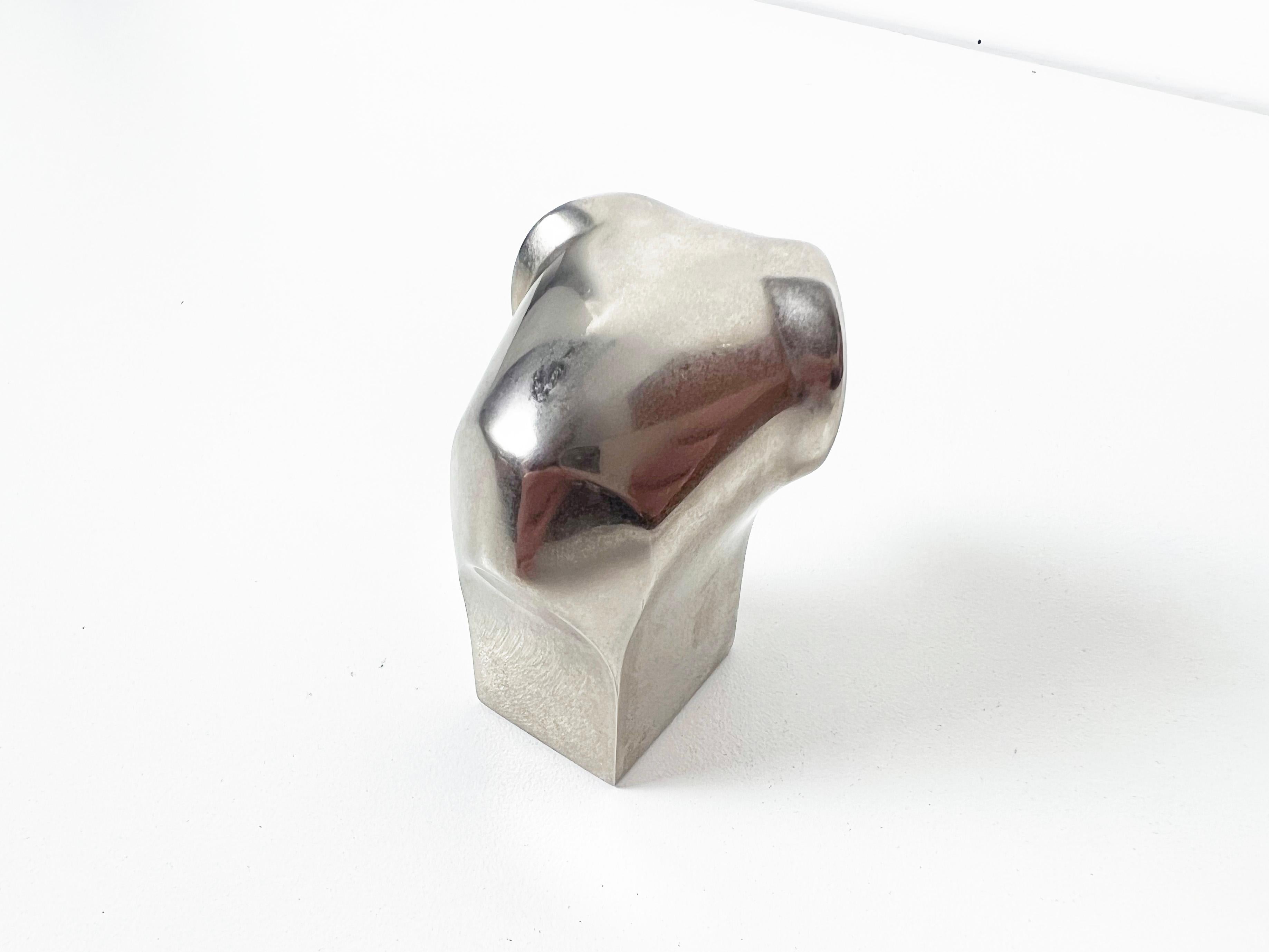 Figurine d'éléphant en métal argenté Dansk en vente 1