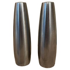 Dansk Stainless Steel Salt & Pepper Shakers Odin by Jens Quistgaard 1970s