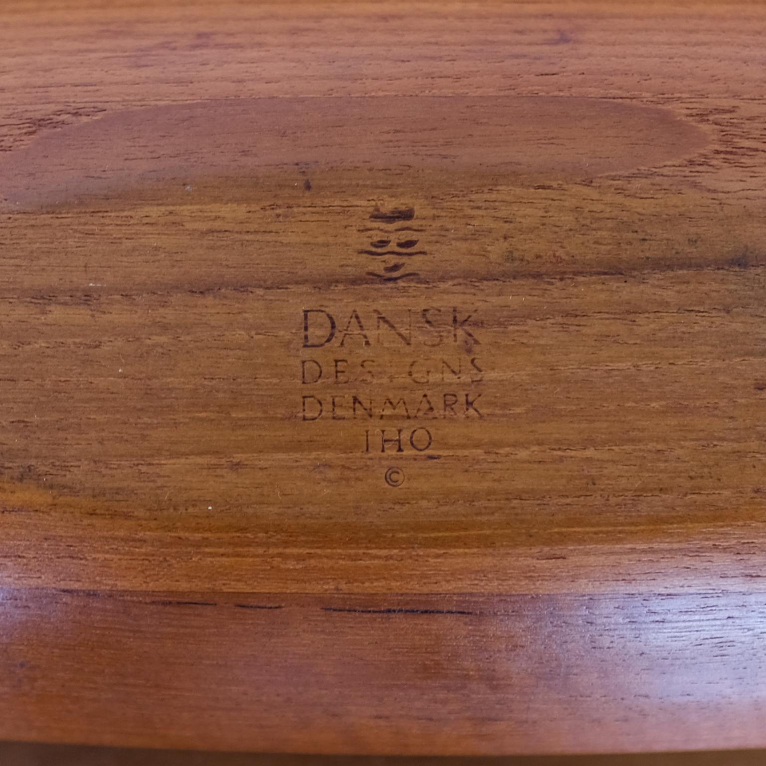 Dansk Staved Teak Sculptural Catch All Bowl by Jens Quistgaard For Sale 3