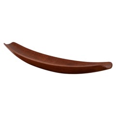 Dansk Staved Teak Sculptural Catch All Bowl by Jens Quistgaard