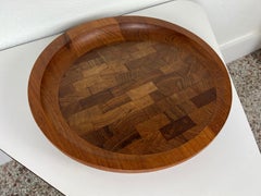 Dansk Staved Teak Slanted Cutting Board by Jens Quistgaard