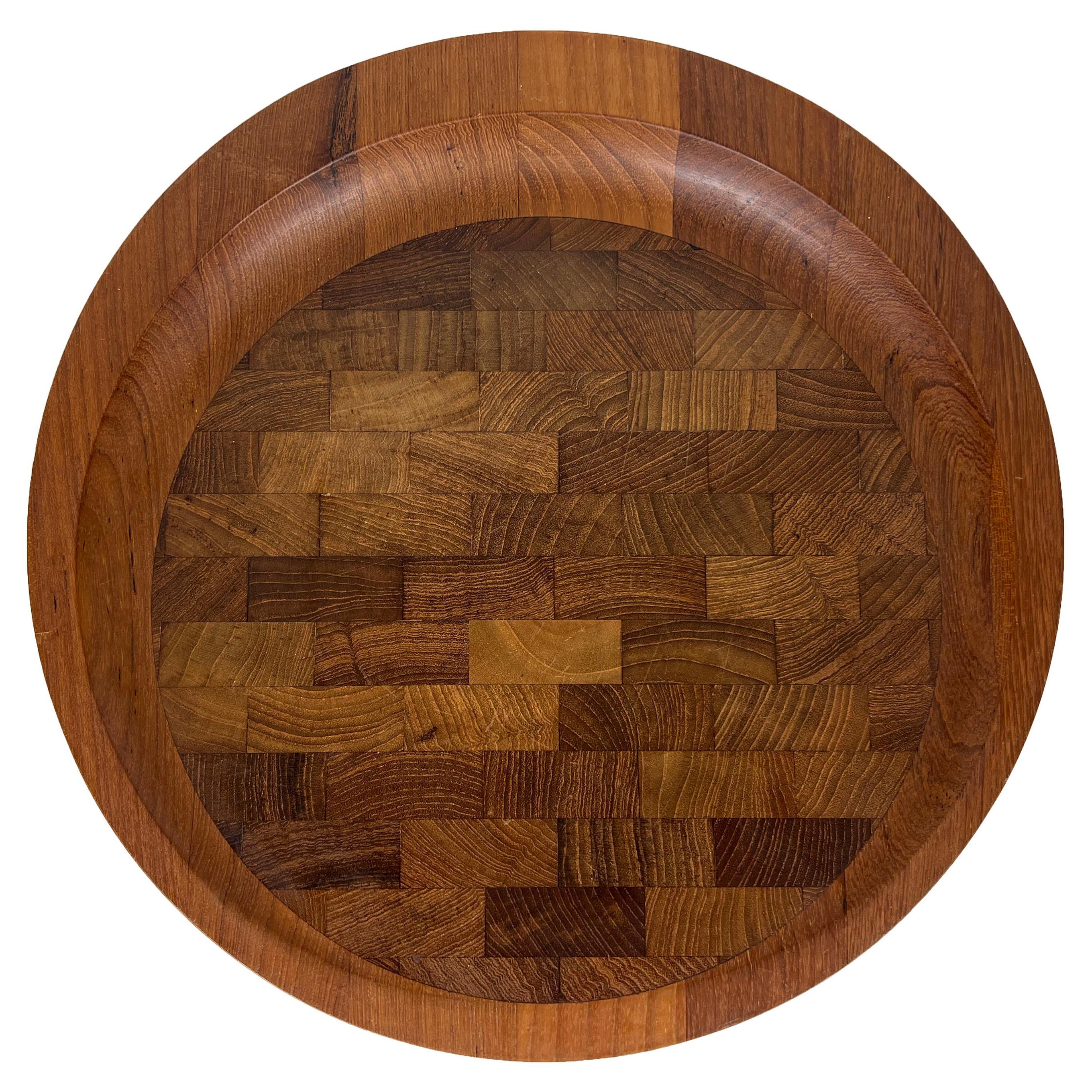 Dansk Staved Teak Slanted Cutting Board by Jens Quistgaard