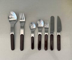 Dansk “Summer House” Brown Stainless Steel Sevice for Six Flatware