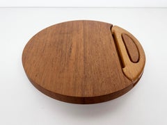 Dansk Teak Cheese Board with Cheese Knife