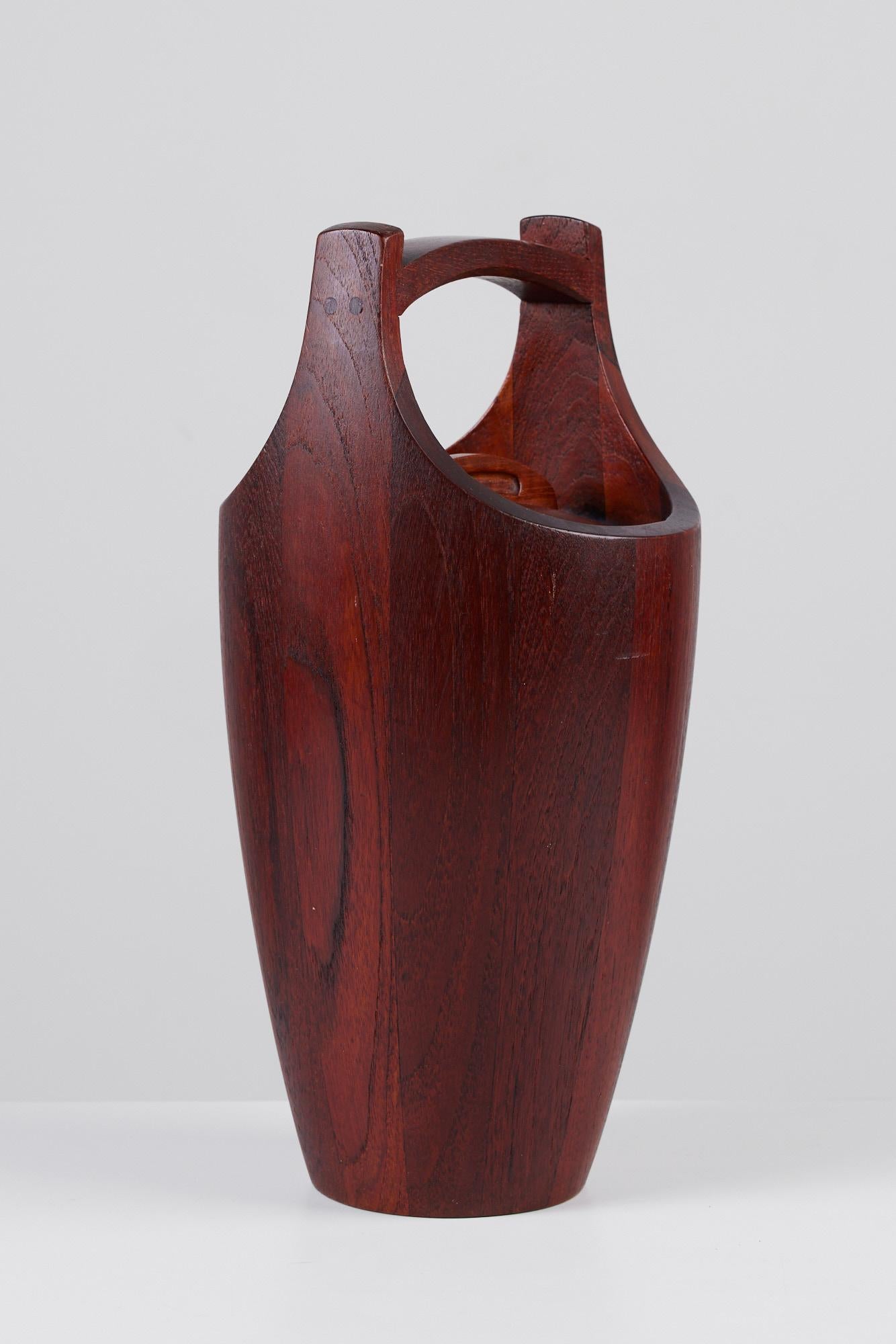 Mid-20th Century Dansk Teak Ice Bucket by Jens H. Quistgaard For Sale