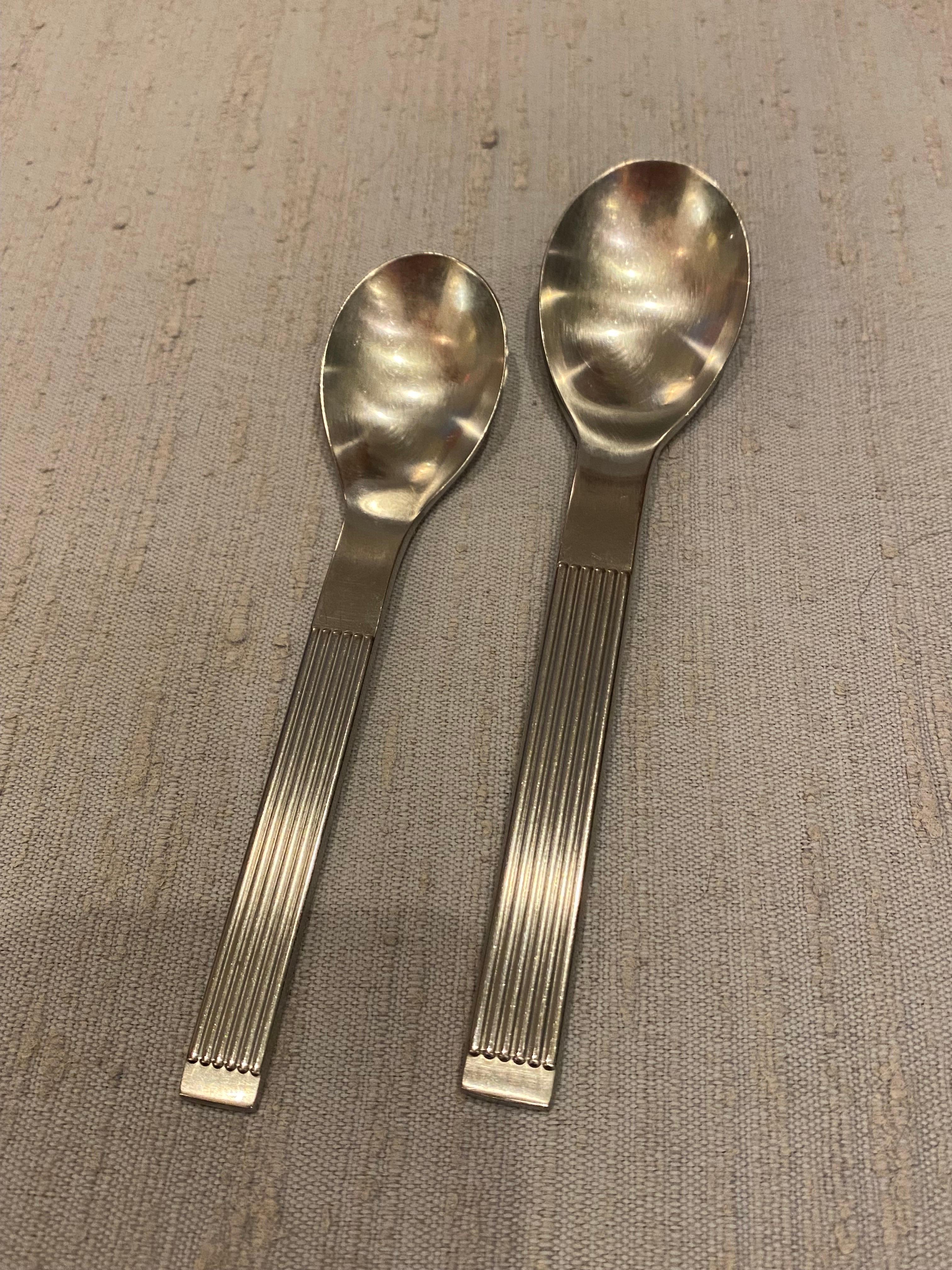 Late 20th Century Dansk “Thebe” Flatware Set, Service for 10