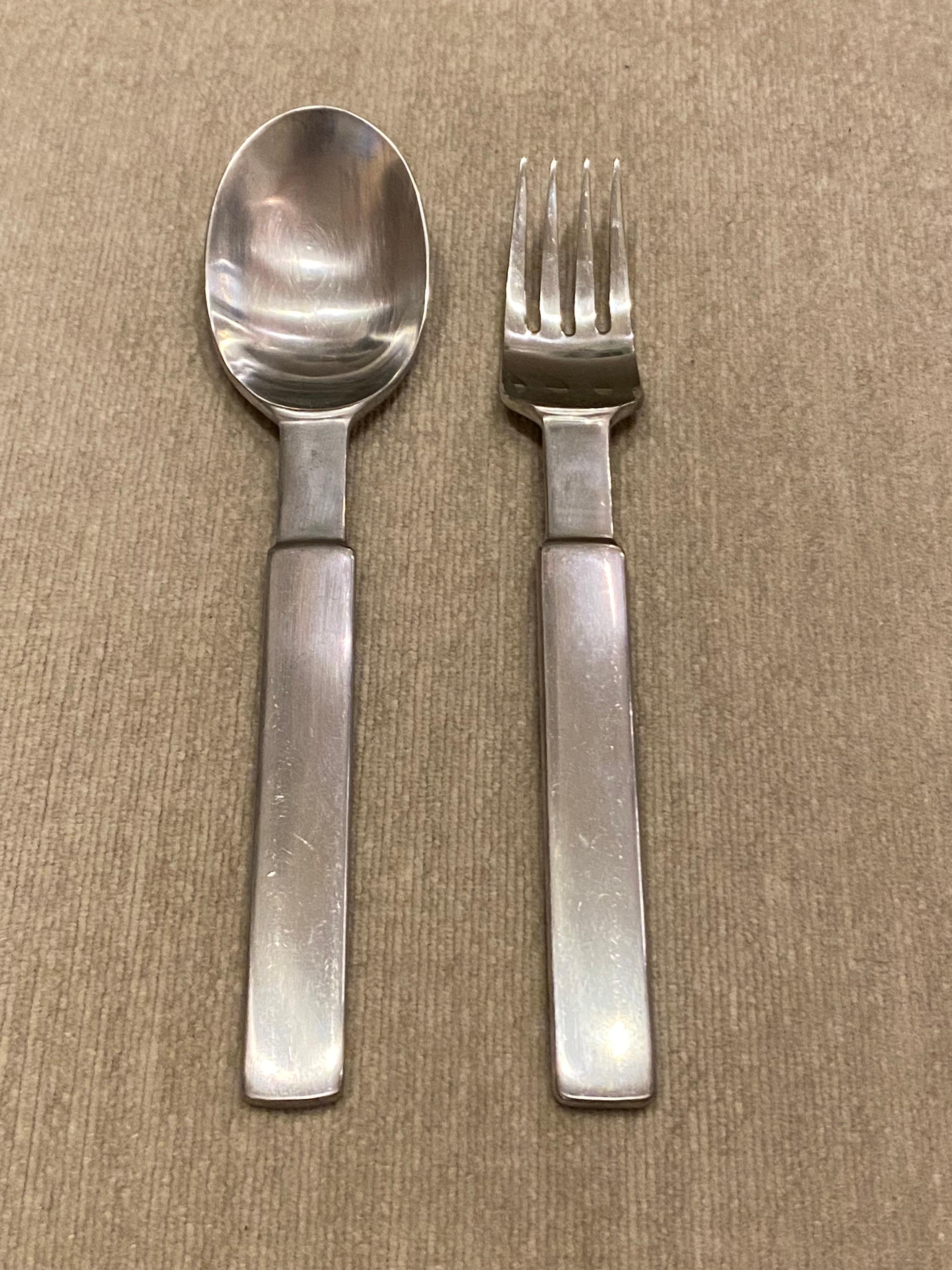 1970's Dansk Design Flatware Set.  Service for 8,  44 pieces! 