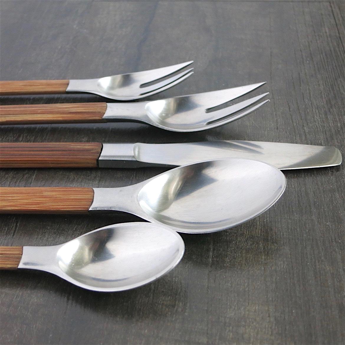 bamboo handle flatware