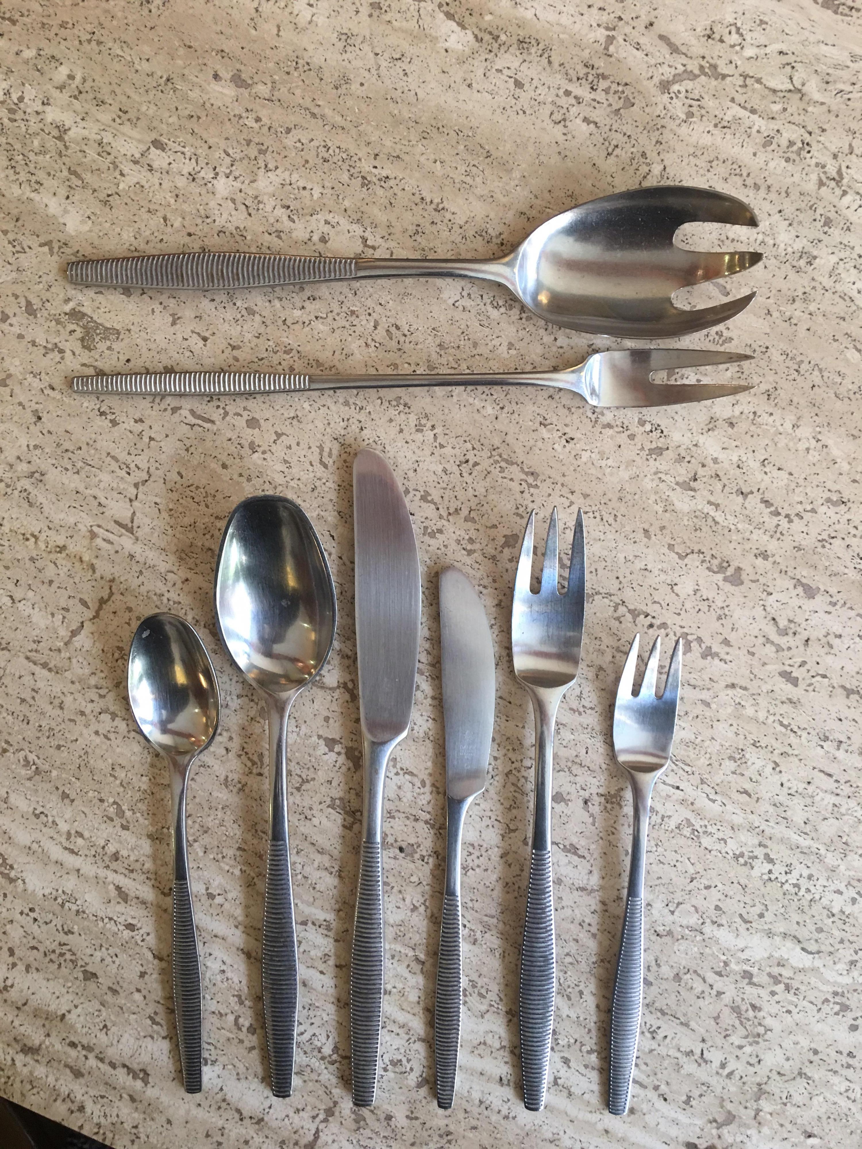 Dansk Variation 6 Service for 8 Stainless 50 Pieces 3