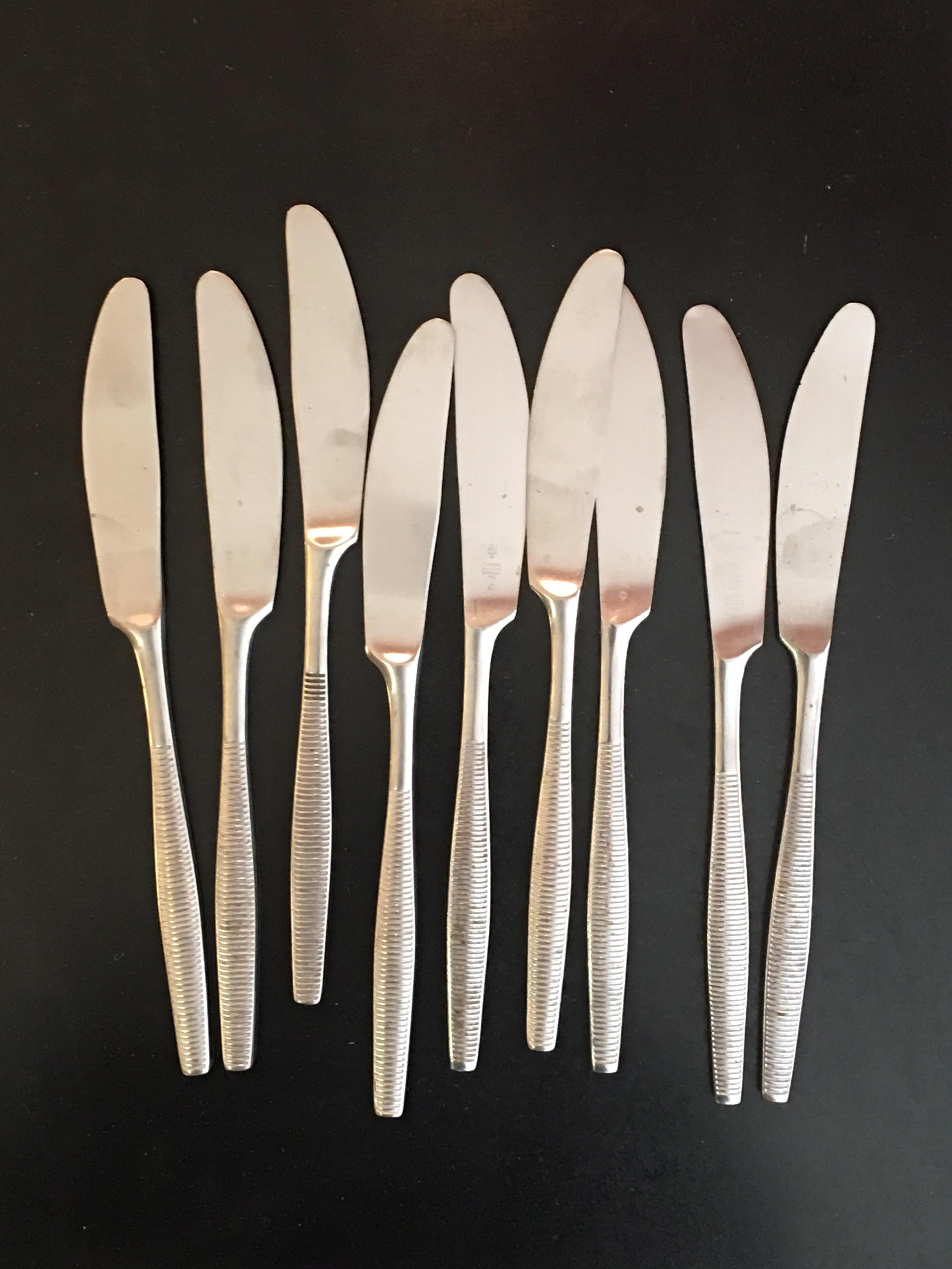 Danish Dansk Variation 6 Service for 8 Stainless 50 Pieces