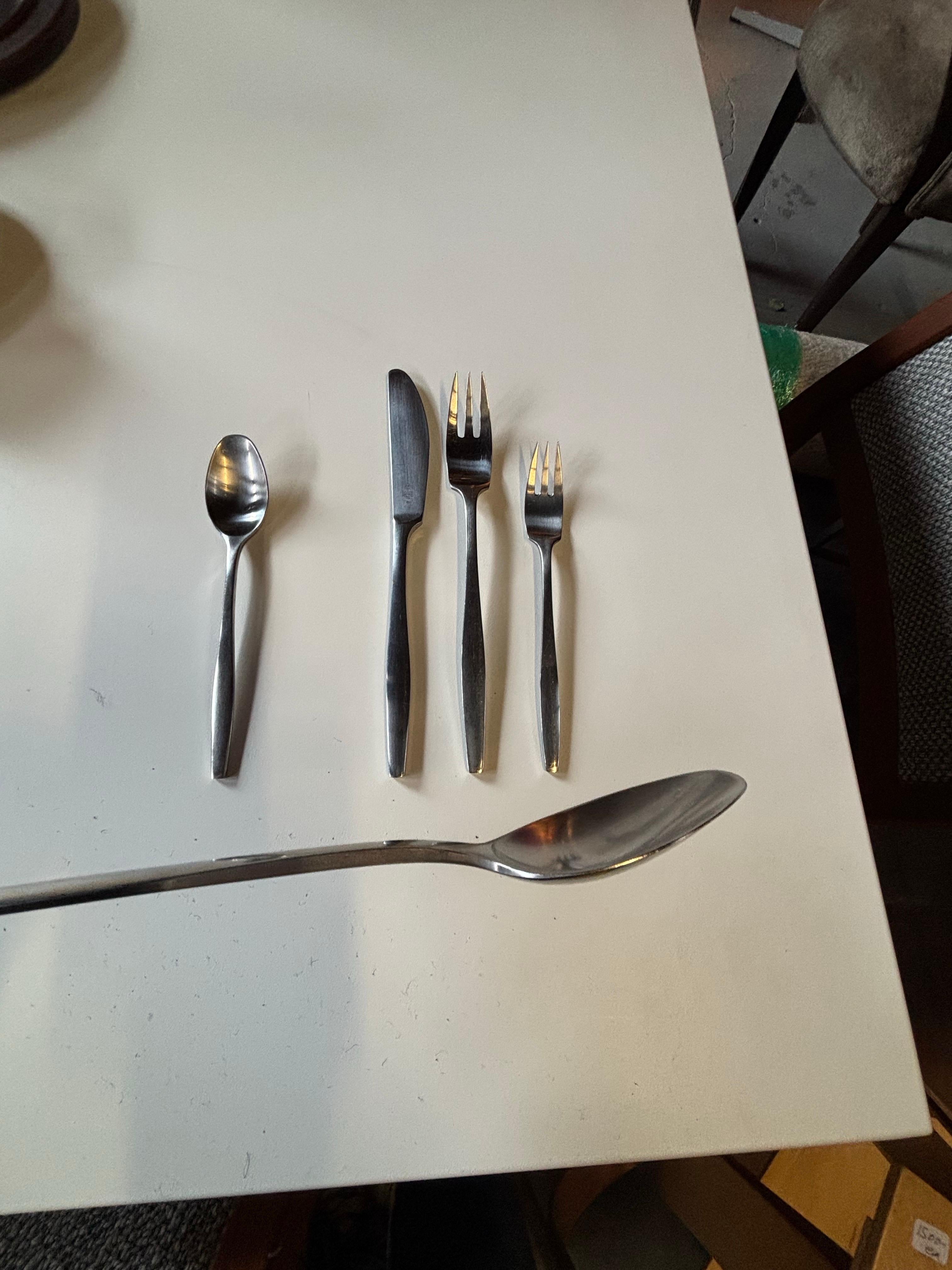 Dansk Variation V Bestecksatz  Service für 8 mit Box im Angebot 3