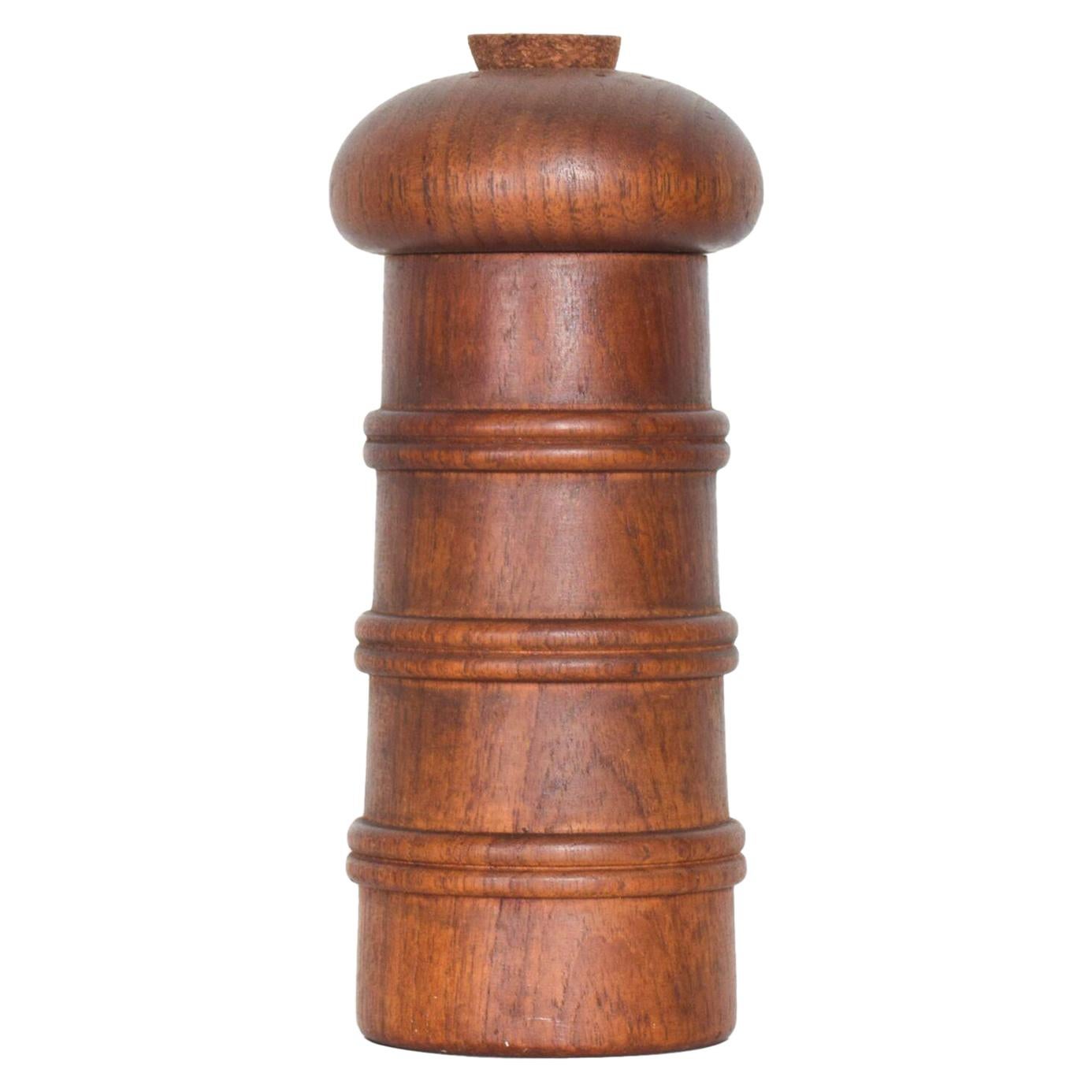 Dansk Vintage Jens Quistgaard Teak Salt Shaker Peppermill Mushroom AUDREY