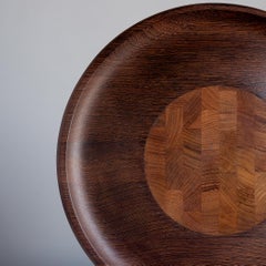 Dansk Wenge Cutting Board, Rare Woods End Grain Cheese Board Serving Tray, 1960