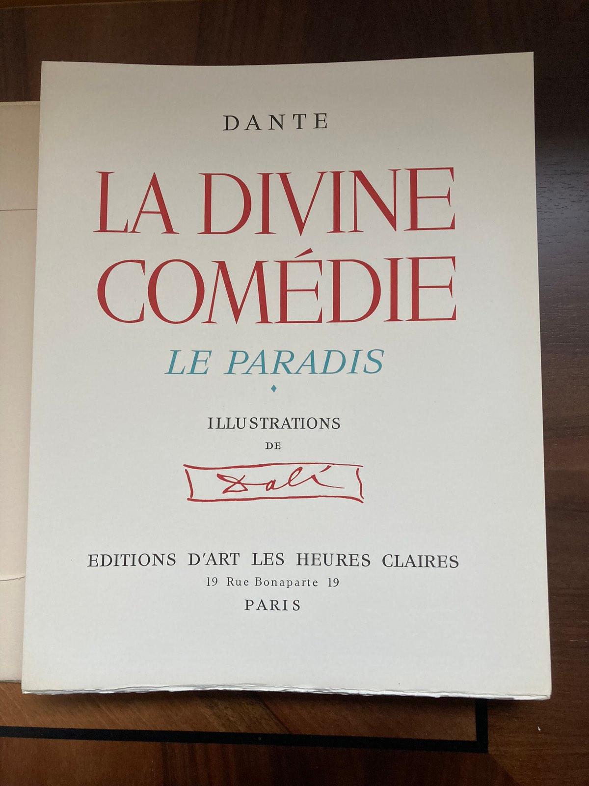 Dante Alighieri the Divine Comedy in Six Volumes Illustrations by Salvador Dali 1
